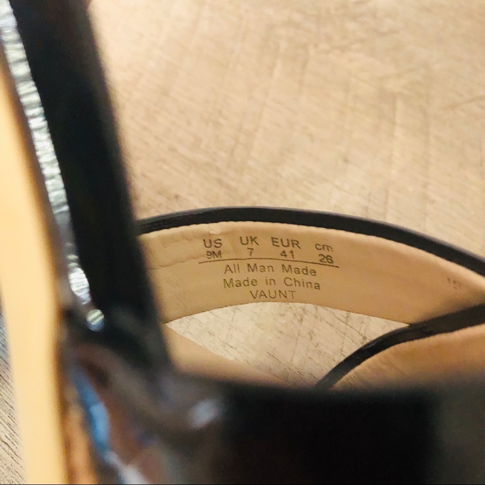 Franco Sarto Patent Sandals Cork Platform EUC - Picture 5 of 6